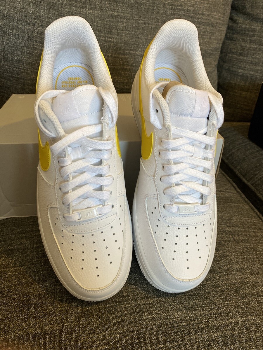 nike air force 1 womens yellow swoosh