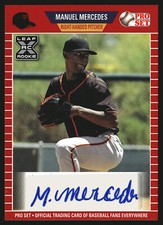 2021 Pro Set Manuel Mercedes #PS-MM1 Autographs   AU