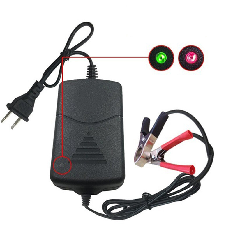 12V Car Boat Motorcycle Battery Trickle Charger Portable Maintainer US