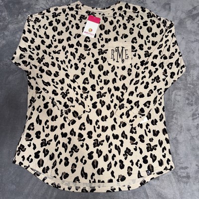Marleylilly RME Monogram Leopard Print Long Sleeve