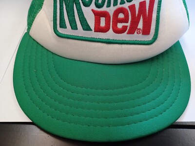 Vintage Mountain Dew Soda Trucker Hat Snapback Cap | eBay