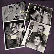 Abbott and Costello RARE radio photo Lot Mel Blanc Fred Allen Who's On First !