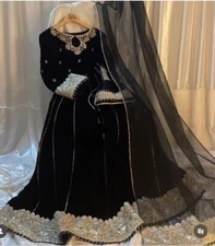 PRESENTING NEW INDIAN FAUX GEORGETTE SALWAR KAMEEZ WITH DUPATTA FOR WOMEN