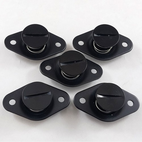 Drag Race Solutions 4310-550E-B Quarter Turn Self Eject Fastener [Small Slot Head, Aluminum, Black, 5/16 In. Diameter X 0.550 In. Grip, Set Of 10 - Foto 8