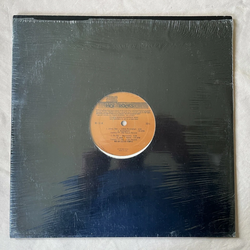 VARIOUS Hot Rocks Remix Series 1 Issue 1 1982 Promo Vinyl Maxi-Single R1 11 VG+ - Image 2 of 4