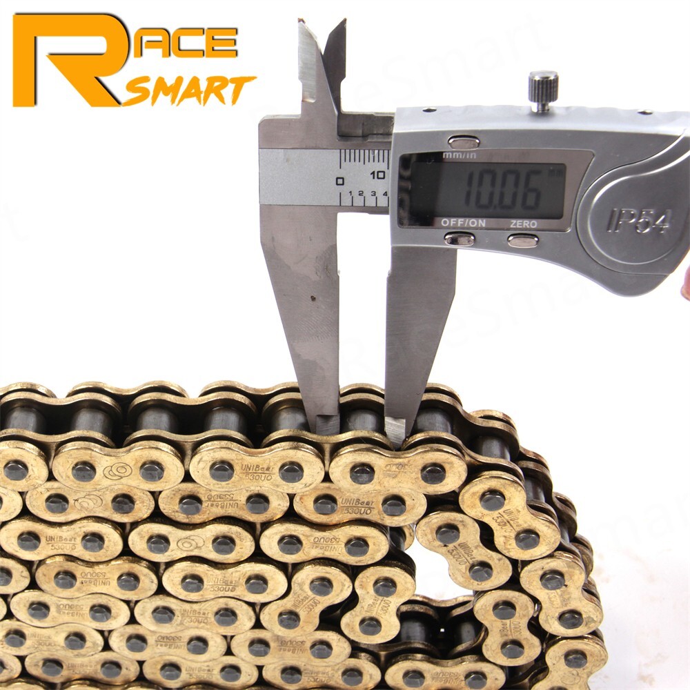 Gold 530 Pitch 120 Links O-Ring Drive Chain For Yamaha YZF R1 YZF