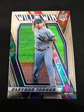 GLEYBER TORRES Yankees 2021 Panini Mosaic Baseball Will To Win #WTW7 MLB Insert