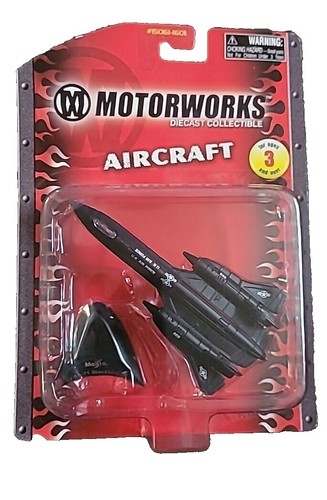 Maisto Fresh Metal Tailwinds – Avion Supersonique Lockheed SR-71 Black, Modèle Réduit En Métal Pour Collectionneurs