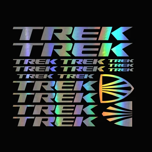 TREK Bike Stickers Decals Quality Printed Vinyl Label Set for MTB Bicycle DIY - Picture 1 of 9