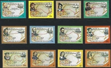1994 Norfolk Island SG# 562-573 Pacific Explorers set of 12 Mint MUH MNH