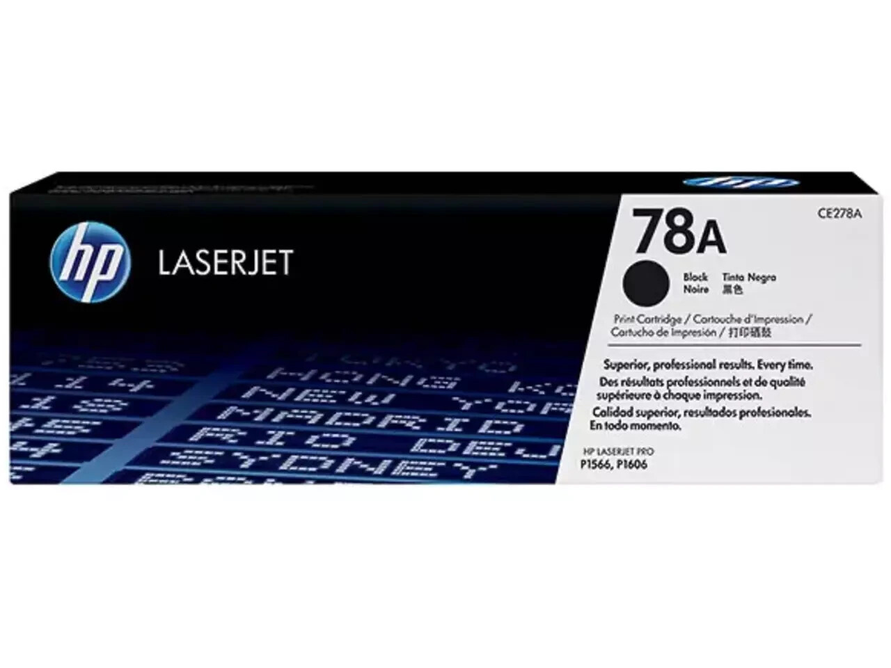 Toner CE278A 78A pour des impressions fluides en télétravail sur P1566