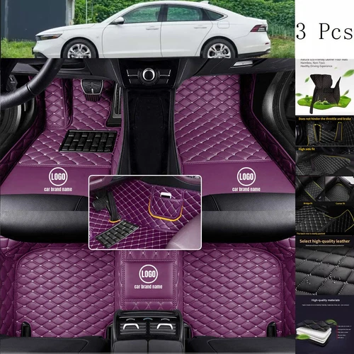 Car Floor Mats For BMW E46 E36 E60 X5 E70 E30 F10 G30 E30 E34 E39 E90 Custom - Imagen 15 de 45