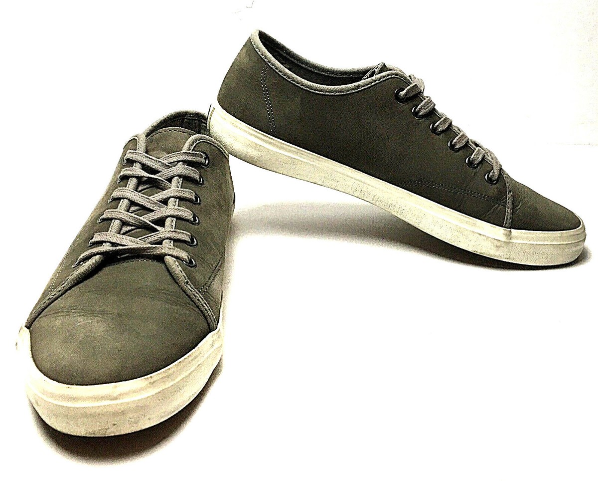 Banana Republic Gray Leather Fashion Shoes Men display picture 3