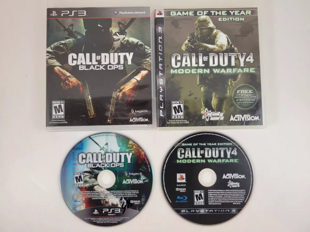 Call of Duty: Black Ops 1 and 2 (Sony PlayStation 3, PS3) Lot of 2 Games  TESTED