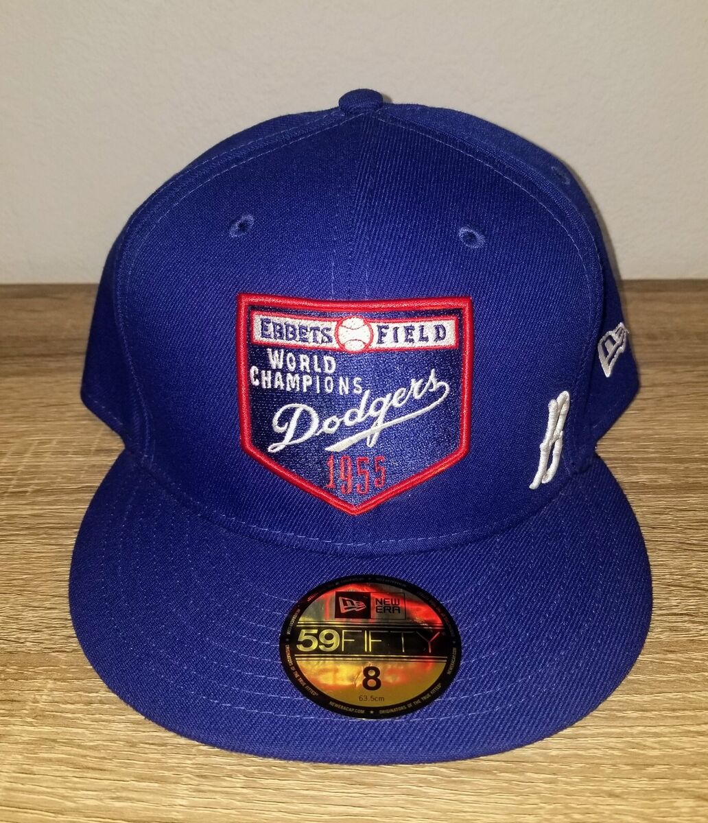 Brooklyn Dodgers New Era Hat Cap Sz 8 Ebbets Field 1955 Brooklyn Dodgers New Era Hat Cap Sz 8 Ebbets Field 1955