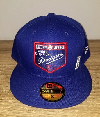 Brooklyn Dodgers New Era Hat Cap Sz 8 Ebbets Field 1955 World