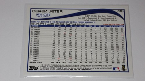 You Pick Your Card - Derek Jeter - New York Yankees - HOF - Baseball cards - Afbeelding 46 van 354