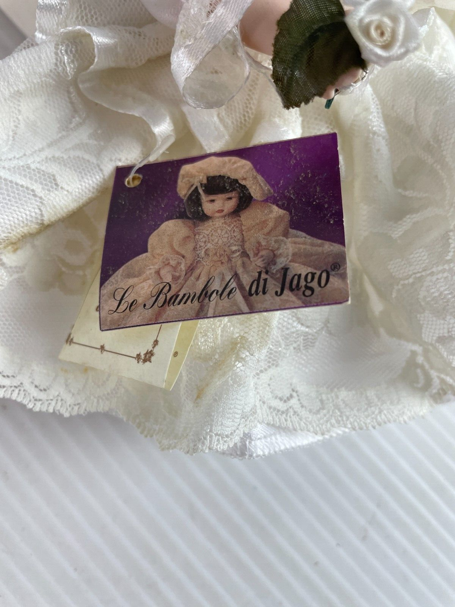人形 Le Bambole di Jago Italian Bride Doll Vintage Le Bambole di Jago with tags - Made in