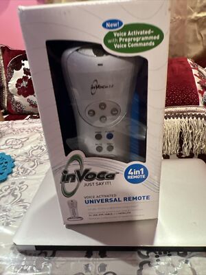 Brand New inVoca 3.0 VOICE ACTIVATED Universal Just Say It Remote Control $59.99