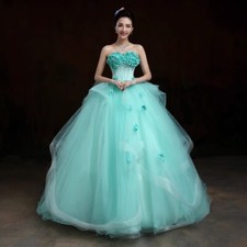 NEW Evening Formal Party Ball Gown Prom Bridesmaid Acting Tutu Dress QYHS257