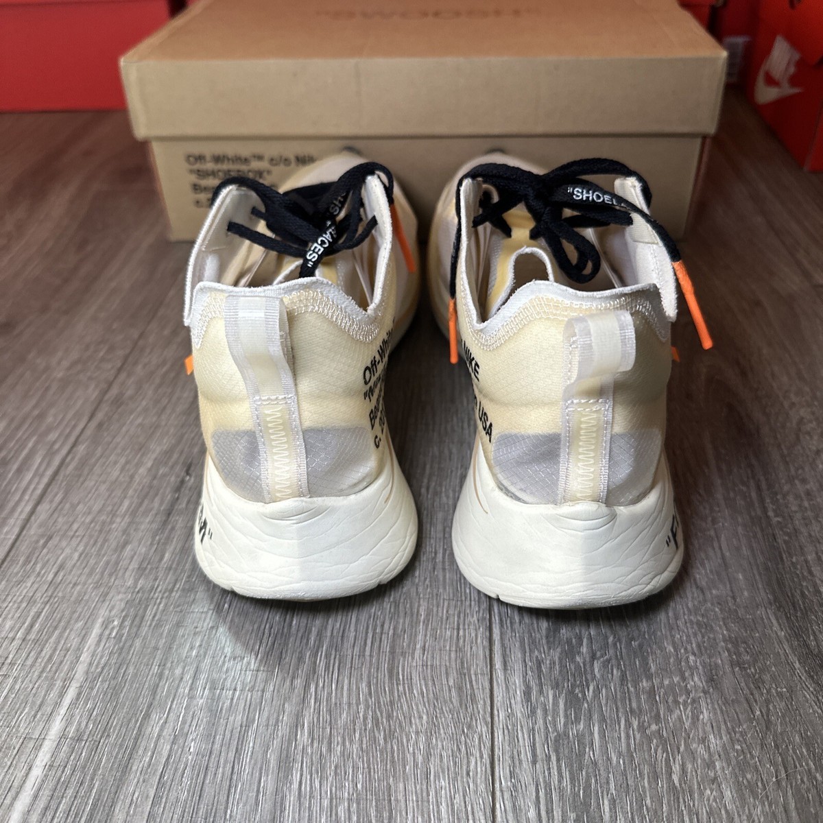 Nike Zoom Fly SP x OFF-WHITE The Ten Size 11 AJ4588-100 Used W Box