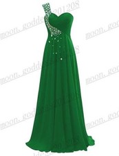 Long Chiffon Wedding Evening Formal Party Gown Ball  Bridesmaid Prom Dress 6-22