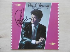 Paul Young autograph signed CD booklet "No Parlez"