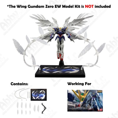 Seraphim Feather Effect Unit + Base for RG 1/144 XXXG-00W0 Wing Zero Custom EW