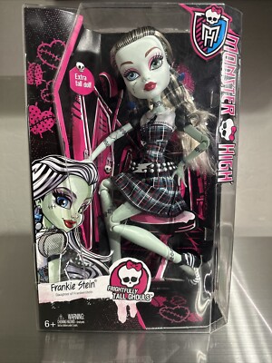 Monster High Frankie Stein Frightfully Tall Ghouls Extra Tall 18'' Doll NIB 2015*
