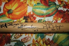 FAMOUS DRUMMERS AUTOGRAPHED GIANT PROMARK DRUM STICK!!!! 18 AUTOGRAPHS TOTAL