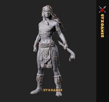 Silvara Dragon Dragonlance Amazon Fantasy Miniature Elf D&D RPG Tabletop Game