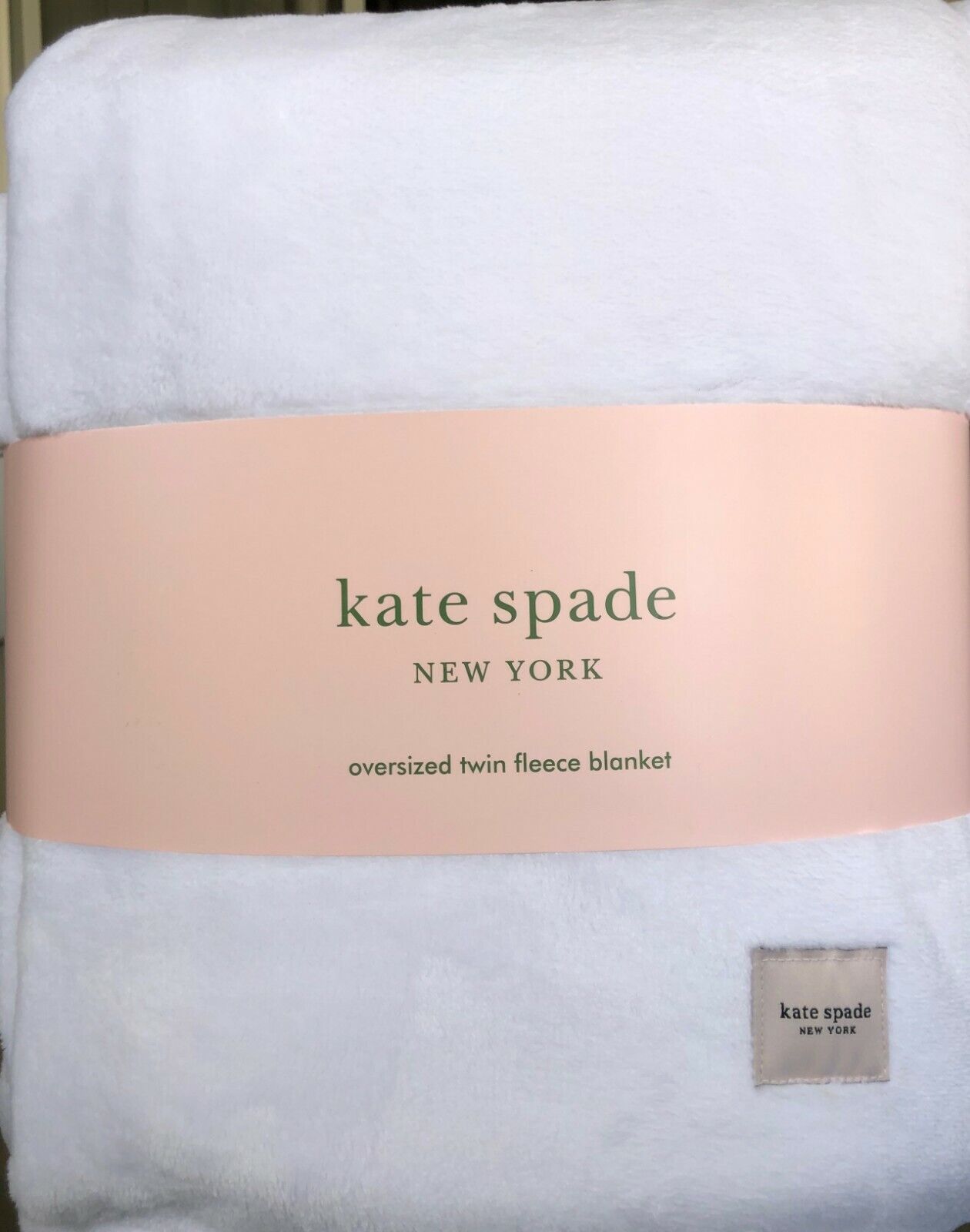 Kate Spade York Soft Plush White Twin Fleece Blanket 68 X 90 For Sale Online EBay