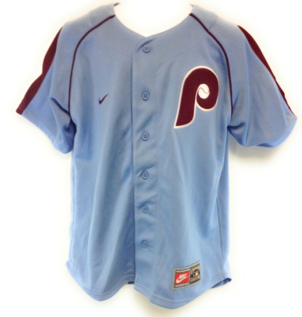 Boys Kids Youth Nike Philadelphia Phillies Powder Blue MLB Baseball