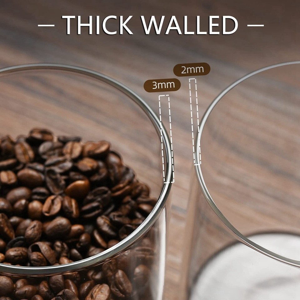 Glass Food Storage Containers with Lids Glass Food Storage Jars for