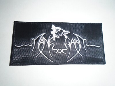 MANEGARM BLACK METAL EMBROIDERED PATCH