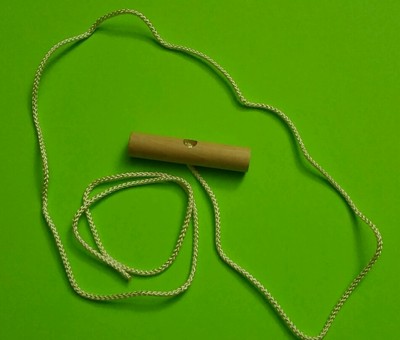 Hand wound manual Recoil Engine Starter Pull Rope with Wood Handle vintage 