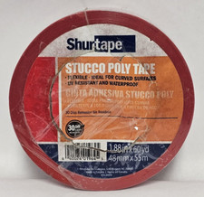 STUCCO MASKING TAPE UV-RESISTANT, 48MM X 55M RED 1 ROLL