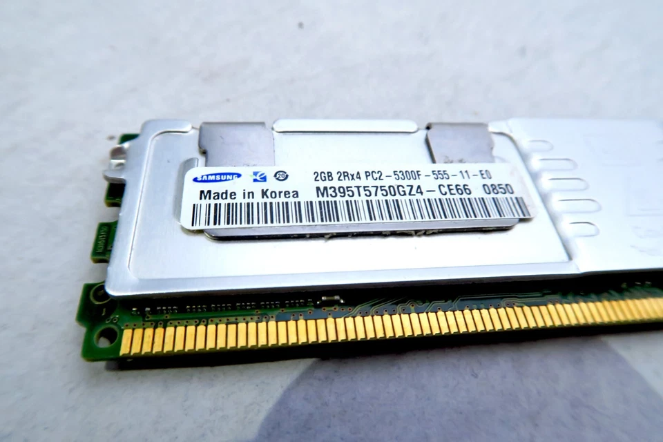 2GB Samsung PC2-5300F-555-11 M395T5750GZ4-CE66 (HP 398707-051) - Image 2 of 4