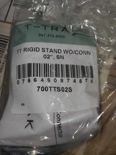 Tech Lighting 700TTS02S T-TRAK Rigid Standoff w/o Connector in Satin Nickel 2" - Picture 2 of 3