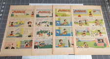Lot of 4 Nancy by Ernie Bushmiller Clipped Strips from Sunday comics 1981
