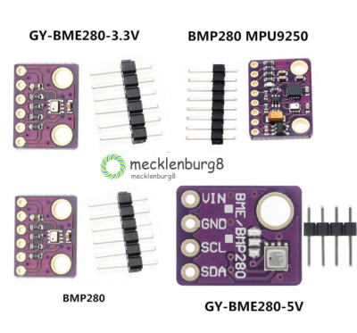 10DOF I2C/SPI BME280 BMP280 MPU9250 Kompass Barom for Arduino Raspberry Pi