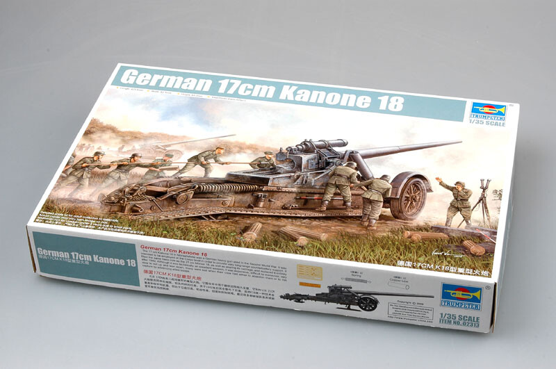 Trumpeter 1/35 German 17cm s.K 18 Heavy Artillery Gun TRP2313 | eBay