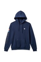 Brixton Alton Hooded Sweatshirt Washed Navy Gr: M Brixton Supply