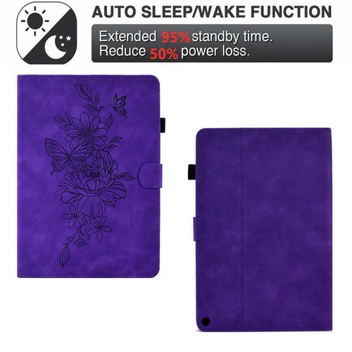 Für Amazon Fire 7 HD 8/10 Plus 2024 12./11. Gen Hülle Leder Wallet Smart Cover - Bild 59 von 85