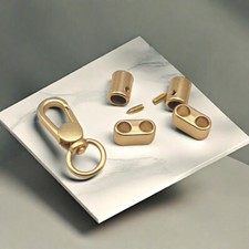 6mm DIY Longe Hardware Accessoires Avec Vis Double Trou Réglable Boucle