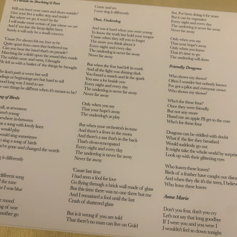 Kevin Hume RARE CD The Dressed Animals Songbook Like Nick Drake Joanna Newsom   — 第 4/4 张图片