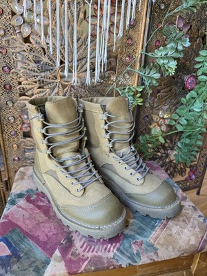 Men's 5.5 Danner USMC Rat Boots 8'' Mojave Composite Toe Tan Leather Combat