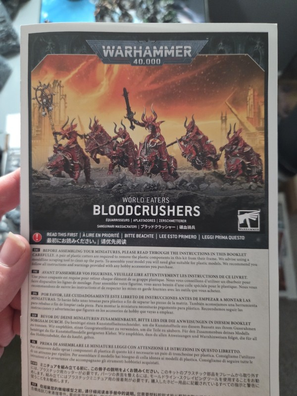 Bloodcrushers Demon of Khorne Miniature Pack AoS/40k