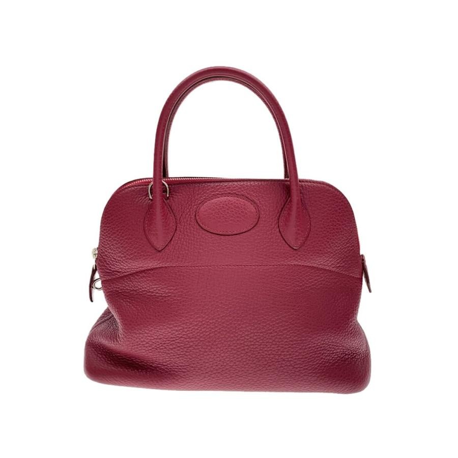 Hermes Bolide 31 Ruby Taurillon Clemence T stamp Handbag Leather RED y2_0207