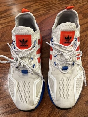 Adidas ZX 2K Boost White Gradient Tennis Shoe Size 6